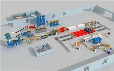 Barisan Pengeluaran Simen Gentian Berkapasiti Tinggi